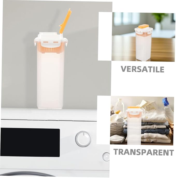 Luxshiny 2pcs Laundry Detergent Organizer Cover Multi-purpose Airtight Storage - Image 3