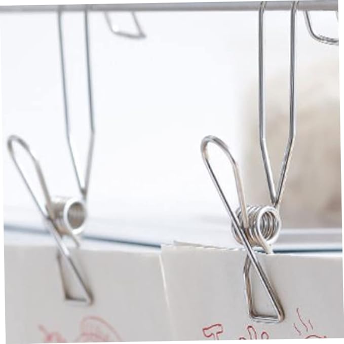 Cabilock 12pcs Stainless Steel Hangers Clips - Image 9
