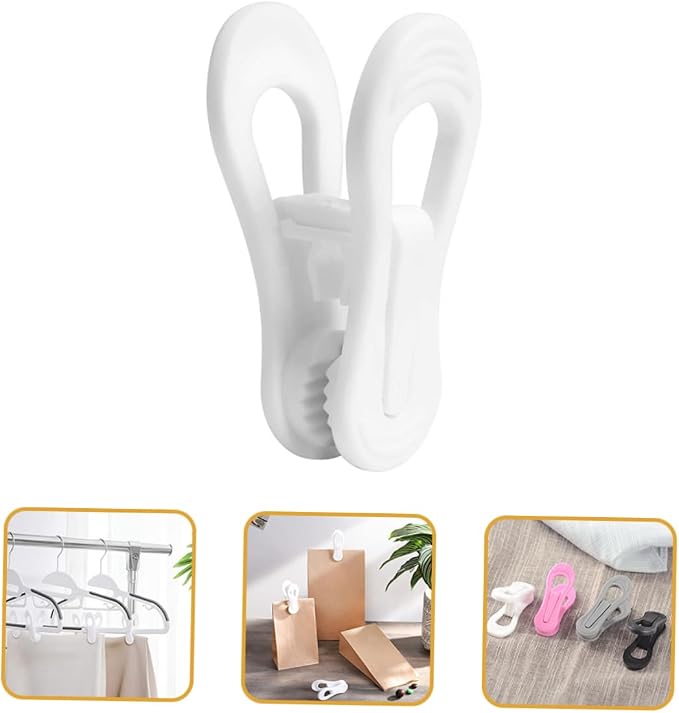 ABOOFAN 10pcs Non Slip Hangers Pants Hangers Clips Laundry Organizer Drying - Image 7