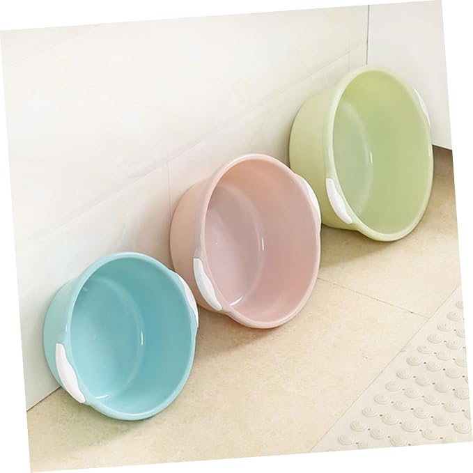 Healifty 2pcs Classical Wash Basin, 34.5 * 28.5cm, Farmhouse Style, Freestanding - Image 2