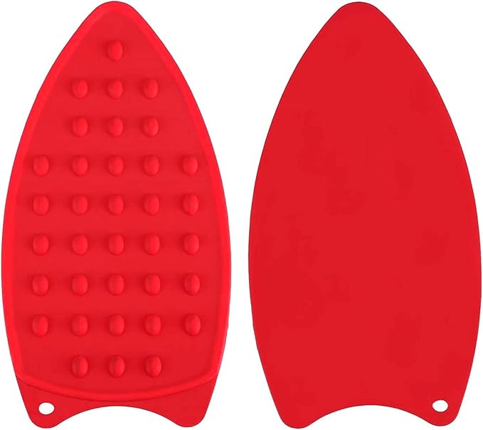 Pack of 2 Assorted Color Multi-Function Heat Resistant Silicone Mat Rest Pad by accessgood