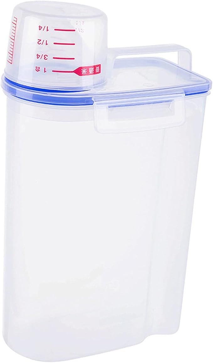 Laundry Powder Storage Container Organizer, 2L Portable Multipurpose Laundry by JISADER