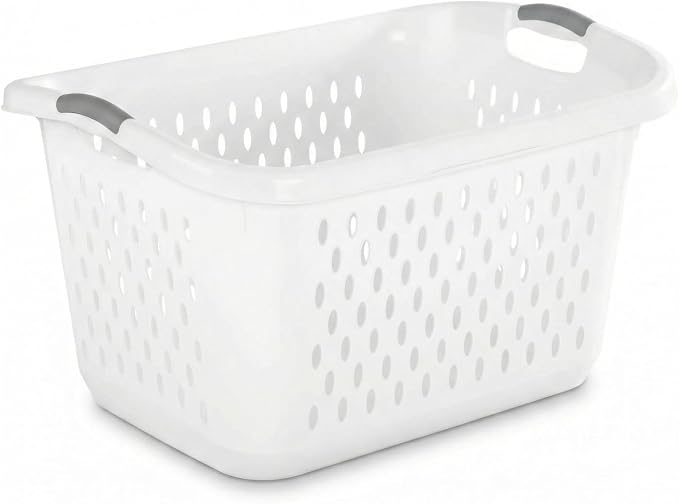 Extra Large 2.7 Bushel Plastic Laundry Basket, Easy-Carry Clothes Basket by Unknown