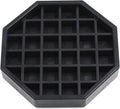 Octagon Coffee Drip Tray by Hard Black Plastic by HappyReunion