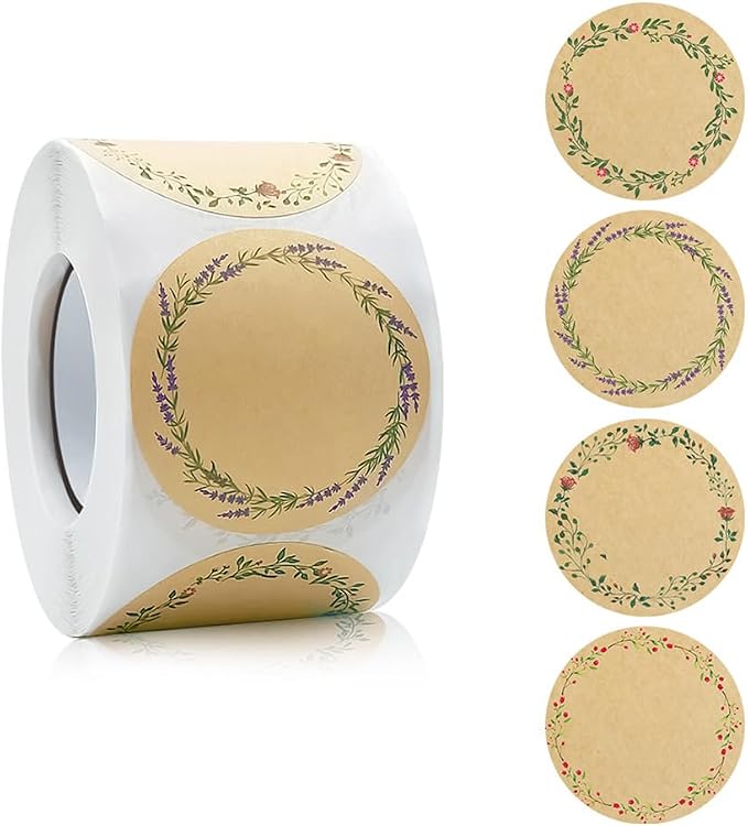 500PCS Canning Label Stickers for Jars and Lids, 2Inch Round Jars Labels for by Unknown