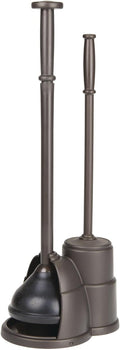 mDesign Plunger and Brush Set for Toilet Bowl by mDesign