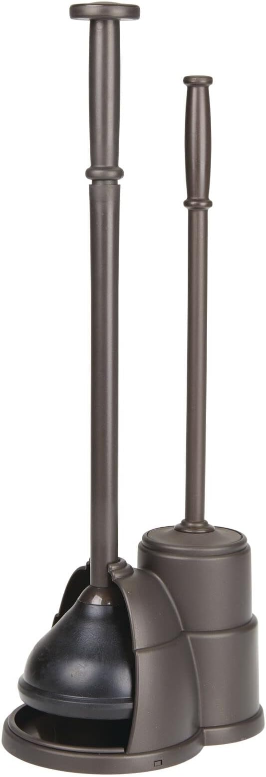 mDesign Plunger and Brush Set for Toilet Bowl - Image 9