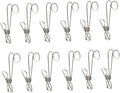 Cabilock 12pcs Stainless Steel Hangers Clips by cabilock