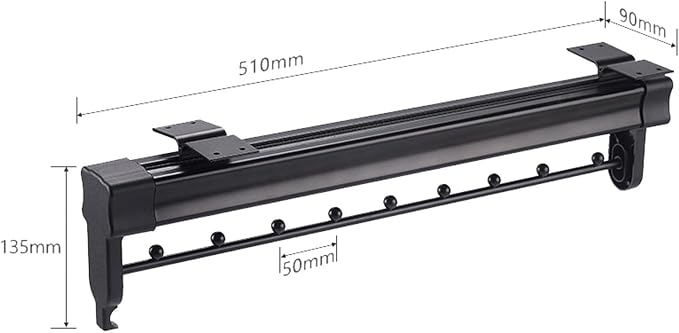Closet Rod Garment Bar, Hanging Clothes Rods - Image 2