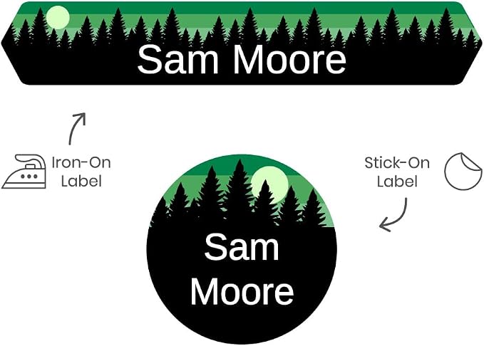 Name Bubbles - Custom Name Tags - Personalized Daycare, & Camp Labels, Iron-On by NameBubbles