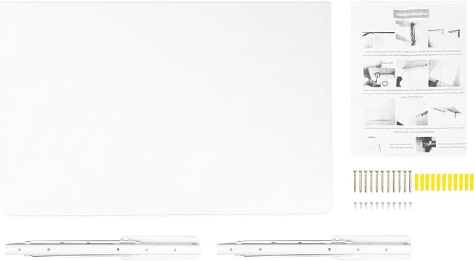 Space-Efficient Wall-Mounted Fold-Out Table, 24X16in Versatile - Image 9