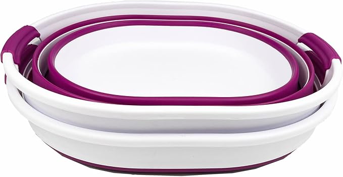 SAMMART 23L Collapsible Plastic Laundry Basket - Image 8