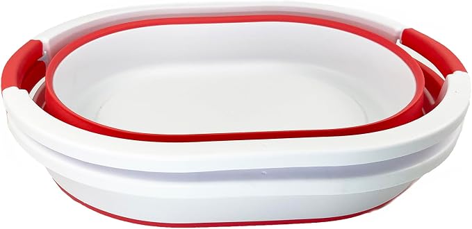 SAMMART 23L Collapsible Plastic Laundry Basket - Image 2