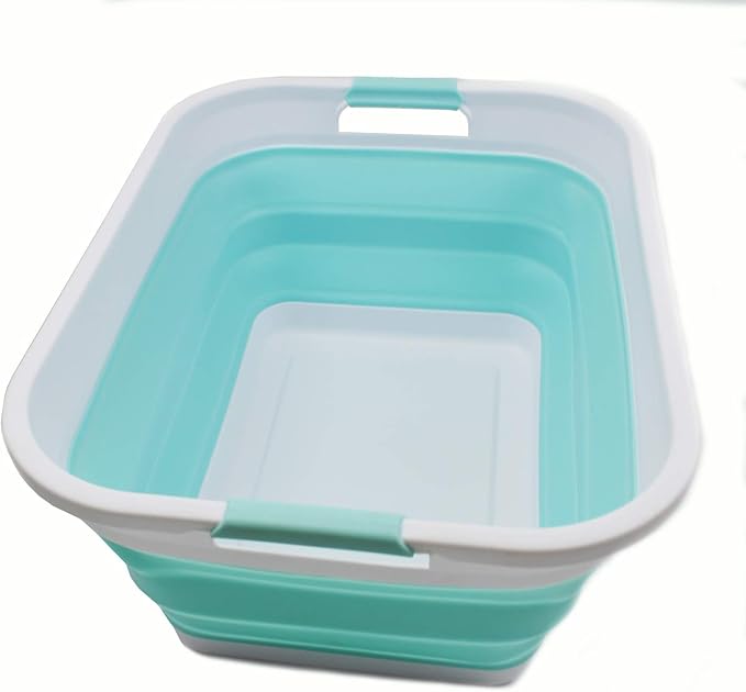 SAMMART 41LCollapsible Plastic Laundry Basket-Foldable Pop Up Storage - Image 3