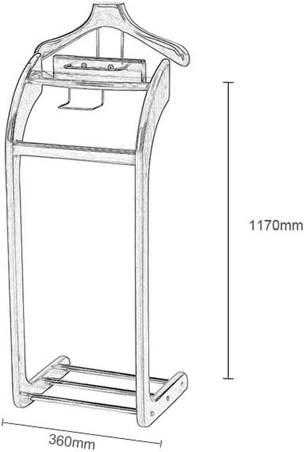 Premium Wooden Suit Valet Stand - Image 3