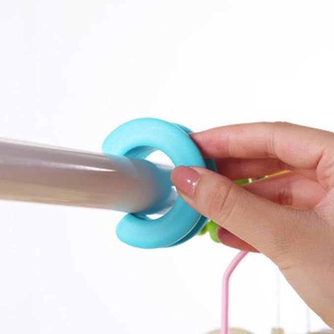 Upgraded Windproof Hanger Spacer Anti-Off Hanger Fixing Hooks Colorful Suitable - Image 7