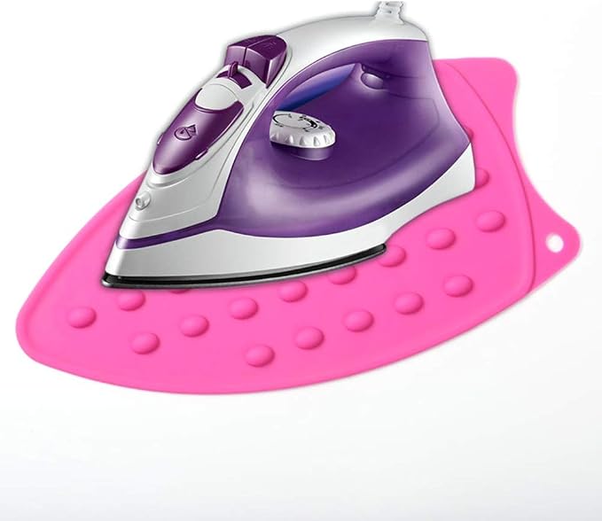 Silicone Hot Heat Protection Underlay Iron Stand Mat Rest Ironing Pad Board - Image 7