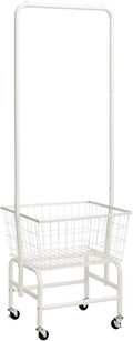 ALIMORDEN Laundry Cart with Clothes Rack, Rolling Laundry Butler with Wire by ALIMORDEN
