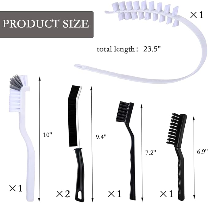 Washing Machine Cleaning Brush Kits, Front Load Washer Scrub Cleaner Brushes - Image 3