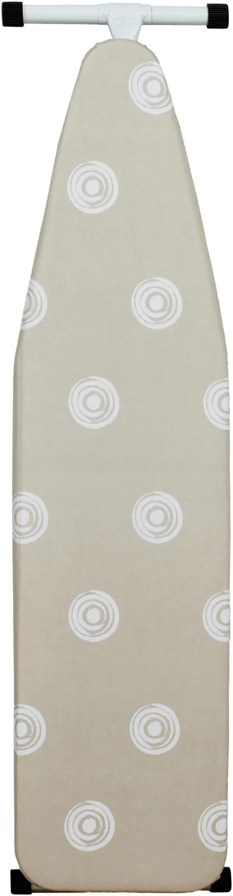 T-Leg Ironing Board with Cotton Cover, Steel Frame, Height Adjustable, by POMILER