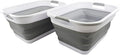 SAMMART 36L Collapsible Plastic Laundry Basket by SAMMART