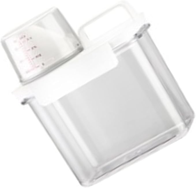 1100ml Laundry Detergent Dispenser, Transparent Plastic Fabric Softener - Image 2