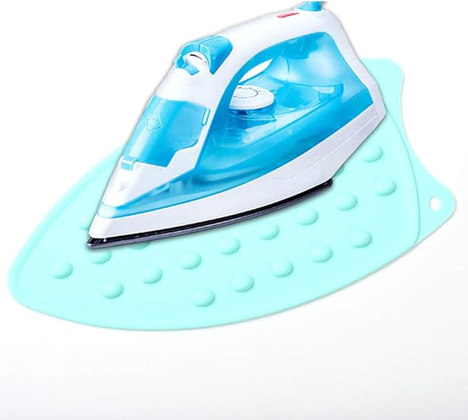 Silicone Hot Heat Protection Underlay Iron Stand Mat Rest Ironing Pad Board - Image 6
