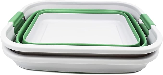 SAMMART 36L Collapsible Plastic Laundry Basket - Image 3