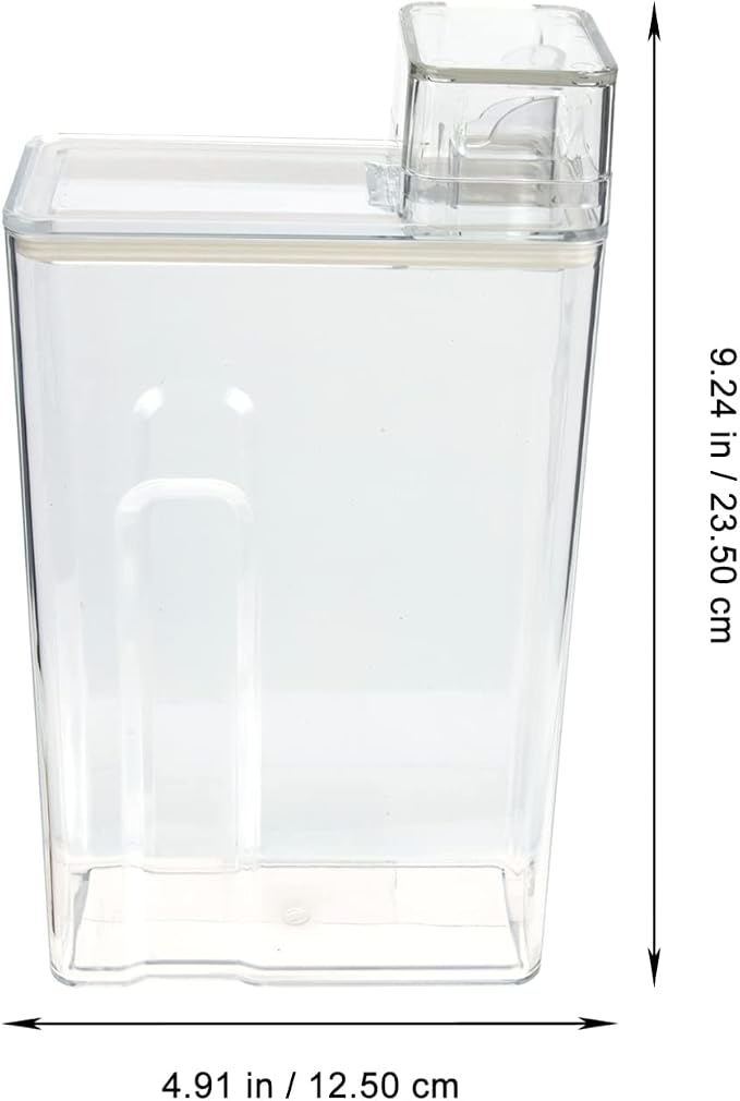 Laundry Dispenser Clear Powder Soap Dispenser Plastic Fabric Softener Dispenser - Image 7