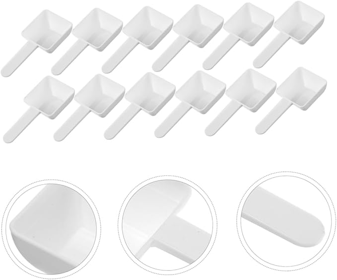 30pcs Plastic Laundry Powder Measuring Spoons Ergonomic Small Scoops Multi Use - Image 5