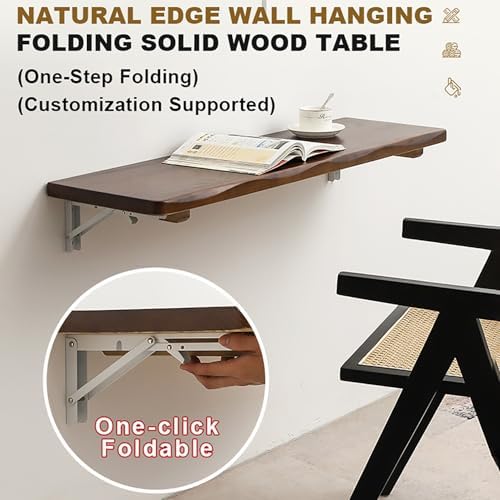 Laundry Folding Wall Table Folding Wall-Mounted Drop-Leaf Table Wall Mounted - Image 3