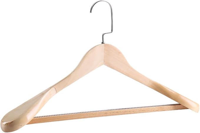 Heavy-Duty Clothes Hanger Wooden Coat by Unknown