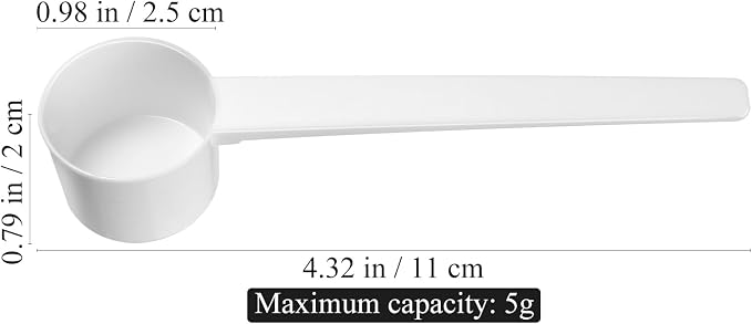 Hemoton 5 Gram Measuring Plastic Milk Scoop Coffee Scoop Kitchen Measuring Tool - Image 2
