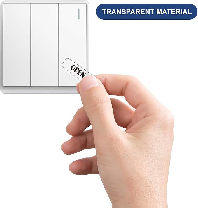 660 Pcs Home Office Identification Light Switch Labels, Transparent Switch - Image 3