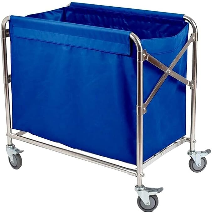 Folding Hotel Laundry Cart by Unknown