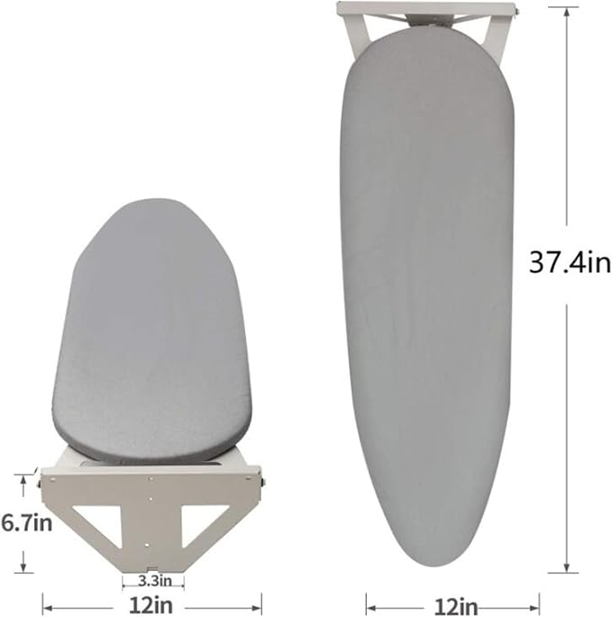 Ironing Board Ironing Board Wall Mounted Board Household Professional 37.4in - Image 2