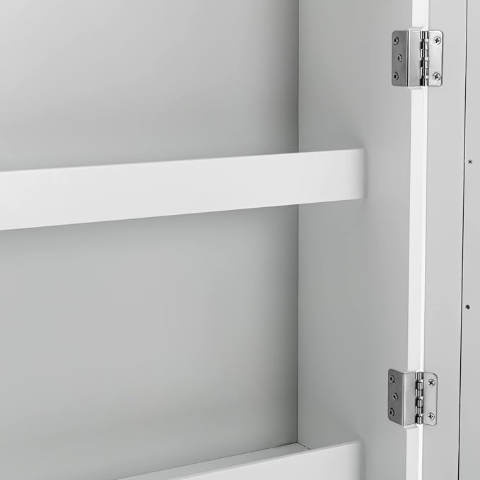 Wall Mounted Ironing Board Cabinet, Built in Swivel Ironing Board Foldable - Image 2