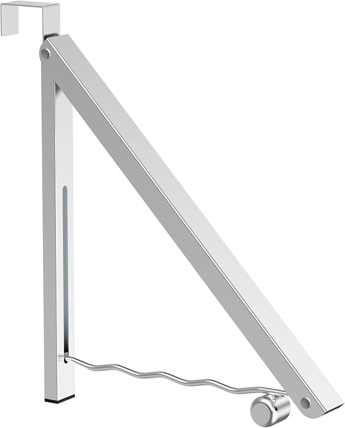 Clothes Drying Rack for Laundry Room Organization, Foldable Over The Door by Hleelomi