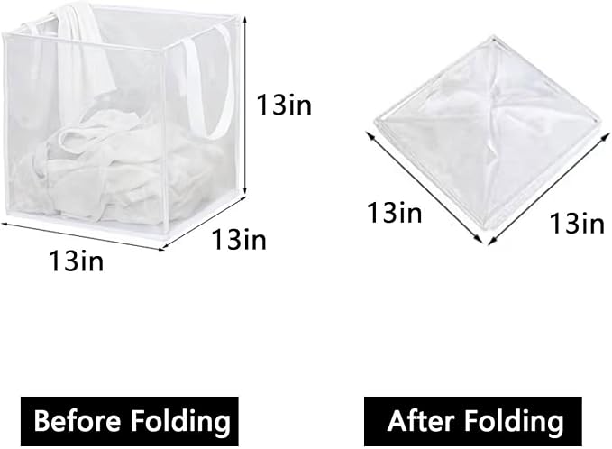4 Pack Popup Laundry Hamper, Small Collapsible Mesh Laundry Baskets Dirty - Image 2