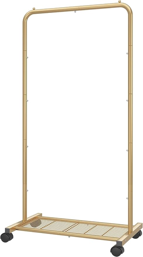 Simple Trending Standard Clothes Garment Rack, Clothing Rolling Rack by SimpleTrending