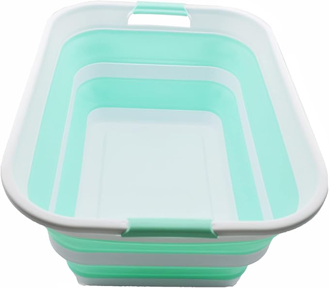 SAMMART 42L Collapsible Plastic Laundry Basket - Image 4
