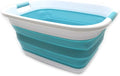 SAMMART 31L Collapsible Plastic Laundry Basket-Foldable Pop Up Storage by SAMMART