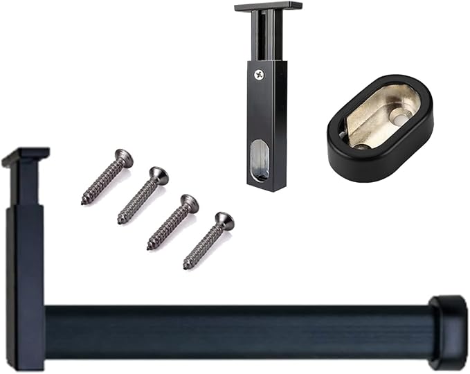 Cloakroom/Balcony Garment Rail Bar, Premium Oval Wardrobe Pole - Image 2