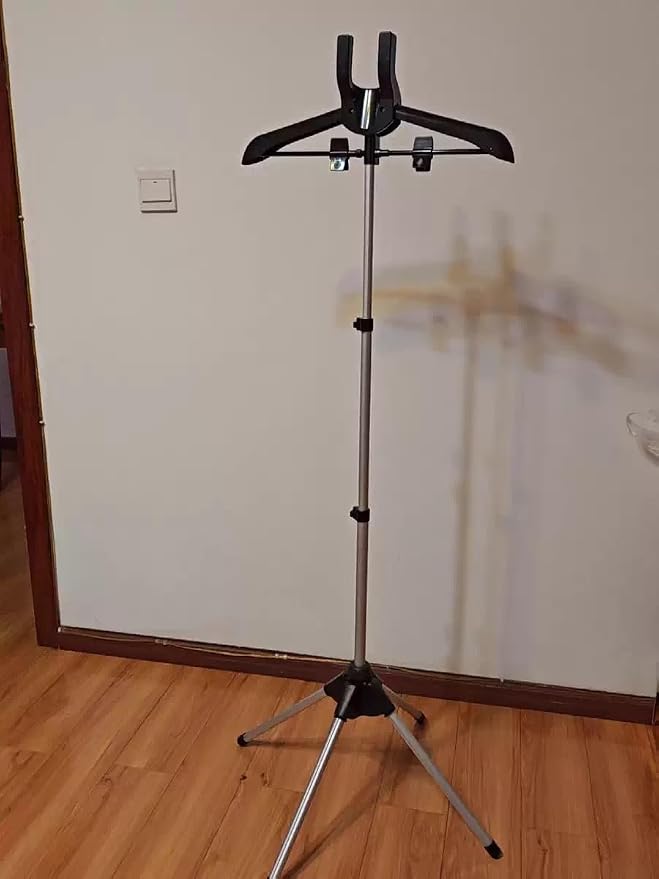 Black Steamer Hanger Stand, Garment Hanger - Image 4