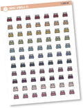 Make Bed/Wash Sheets Icon Planner Stickers and Labels | I-269-M by Handmade