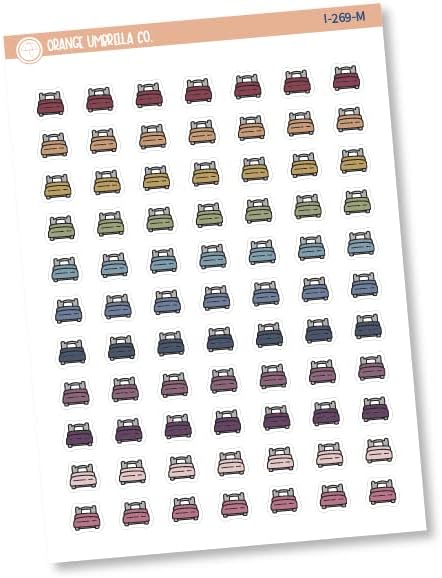 Make Bed/Wash Sheets Icon Planner Stickers and Labels | I-269-M by Handmade
