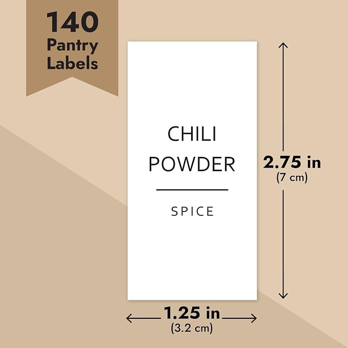 Talented Kitchen Spice Jar Labels - Image 5