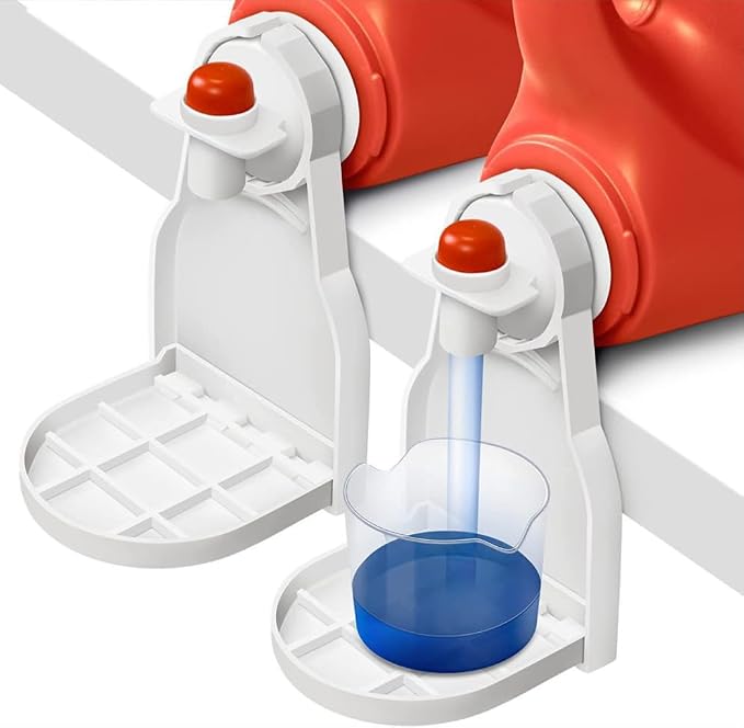 2Pcs Laundry Detergent Cup Holder – No-Drip Spill-Free Tray - Image 2