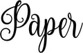 Paper 4w x 2.5h Label | Kitchen Pantry Organization | Die Cut Vinyl Decal | by MinglewoodTrading