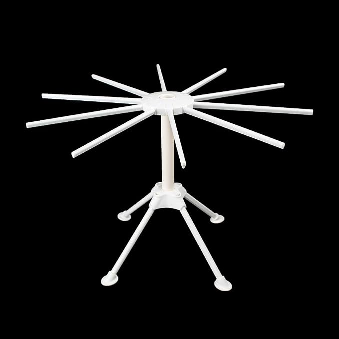 Ourokhome Collapsible Pasta Drying Rack, Plastic Foldable Homemade Fresh - Image 2